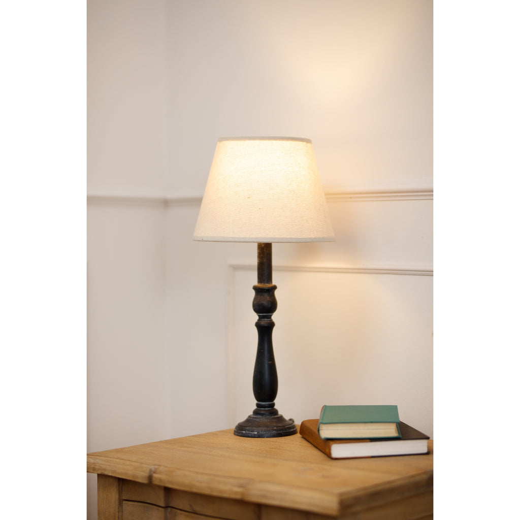 Ravenna Column Table Lamp With Linen Shade – alternate view 5