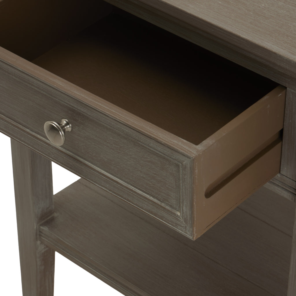 The Serene Collection One Drawer Side Table – alternate view 4