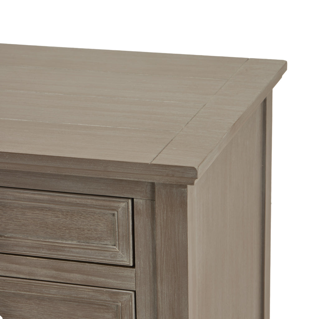 The Serene Collection Three Drawer Bedside Table – alternate view 3