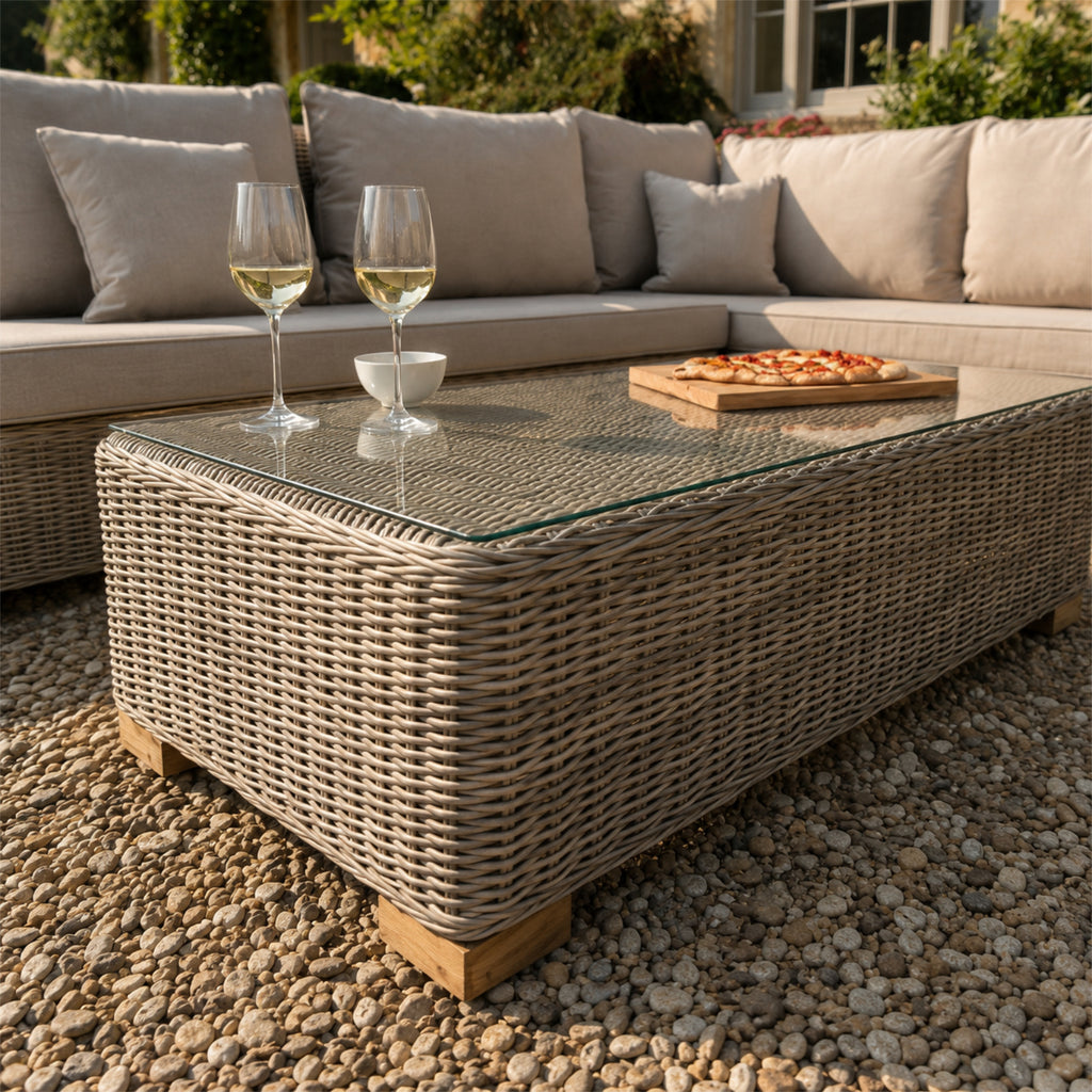 Capri Collection Outdoor Large Corner And Coffee Table Set – alternate view 3