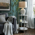 The Camden Collection Tall Round Side Table