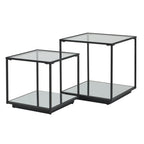 Lennox Black Framed Set Of 2 Side Tables – alternate view 2