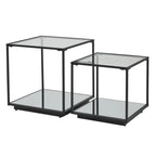 Lennox Black Framed Set Of 2 Side Tables – alternate view 3