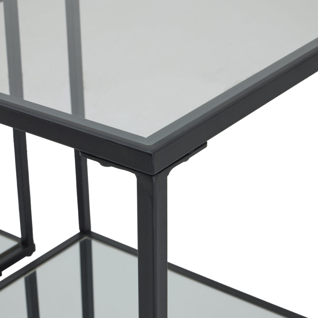 Lennox Black Framed Set Of 2 Side Tables – alternate view 4