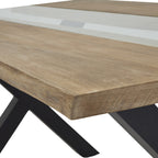 Live Edge Collection Light Acacia River Dining Table – alternate view 4