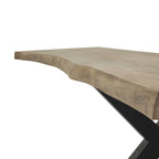 Live Edge Collection Light Acacia River Dining Table – alternate view 5