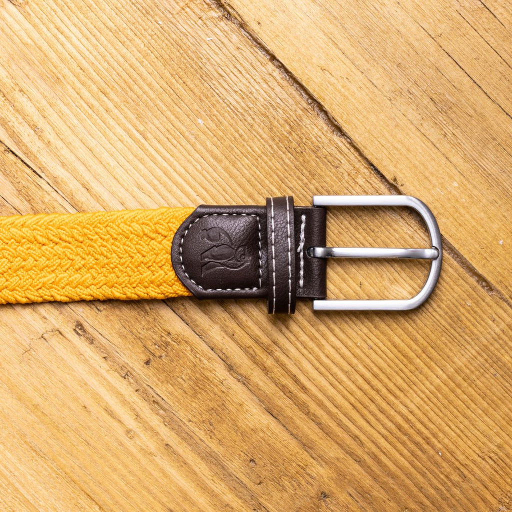 Yellow Recycled Woven Belt