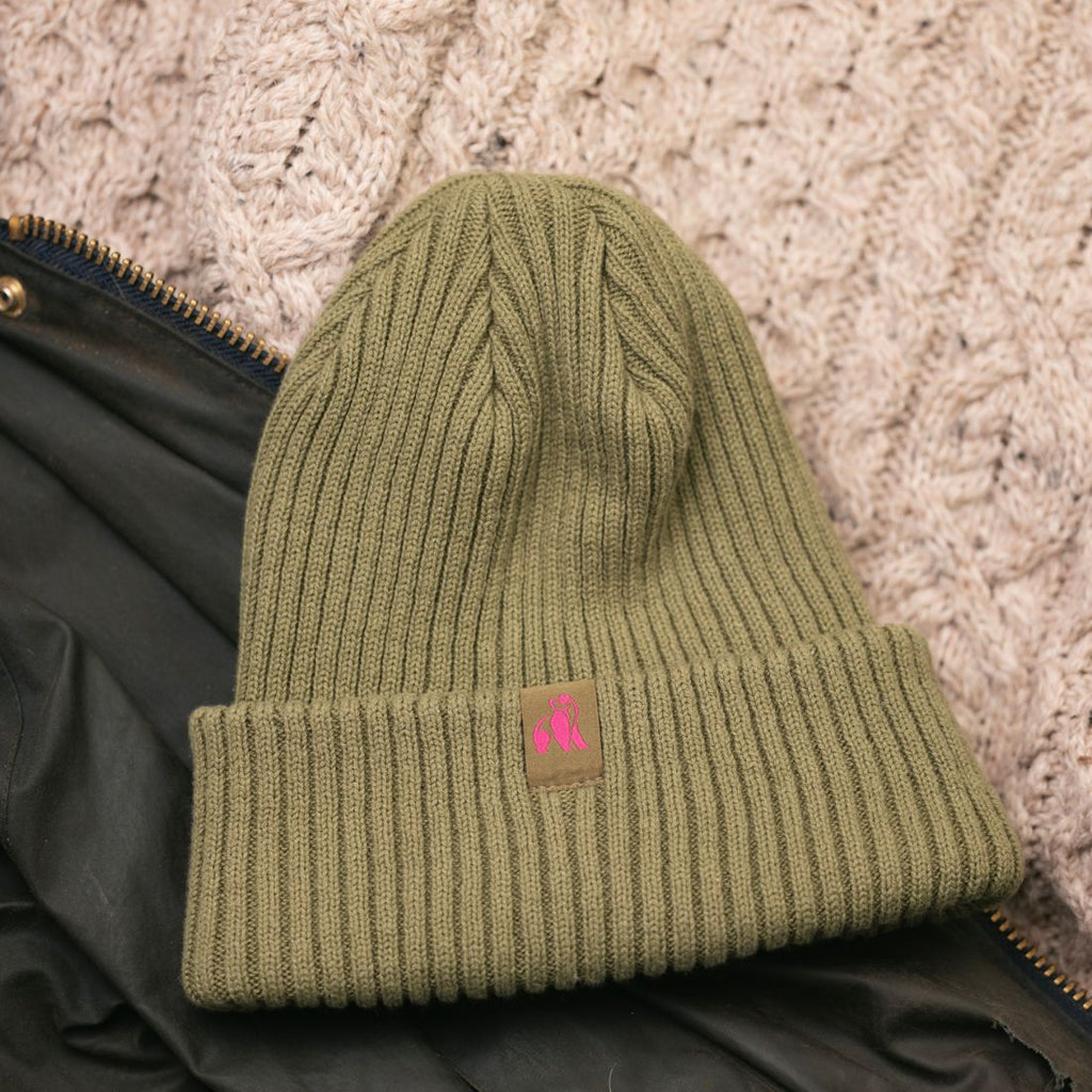 Olive Organic Cotton Beanie