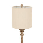 Pallido Candlestick Table Lamp With Linen Shade – alternate view 3