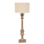 Pallido Candlestick Table Lamp With Linen Shade – alternate view 5