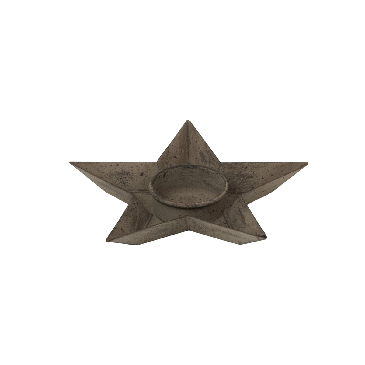 Rustic Metal Star Tealight Holder – alternate view 2