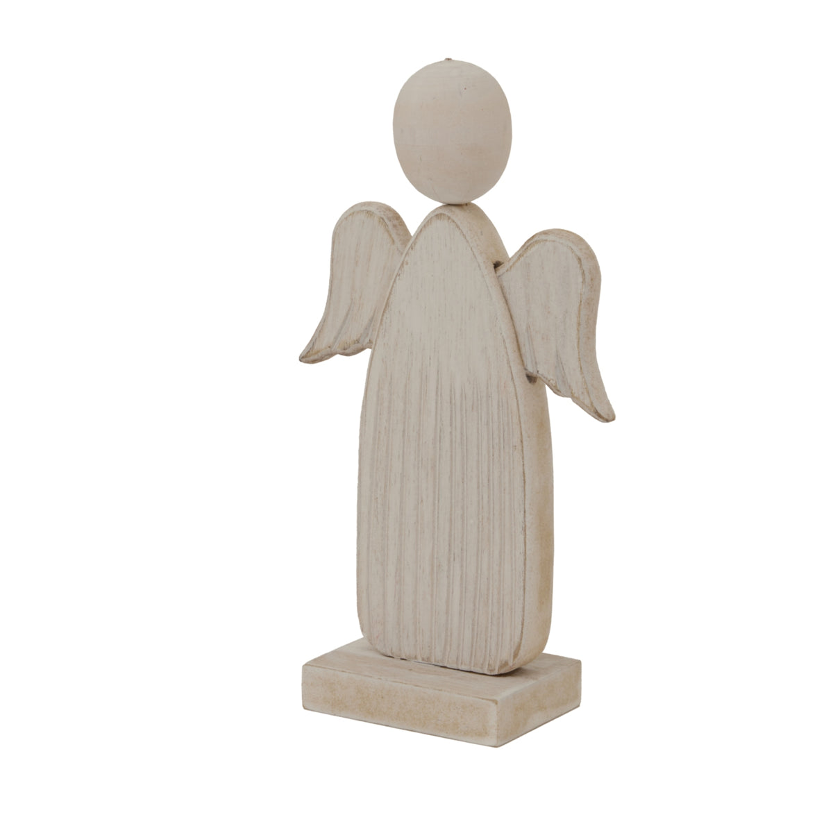 Whitewashed Rustic Angel – alternate view 2