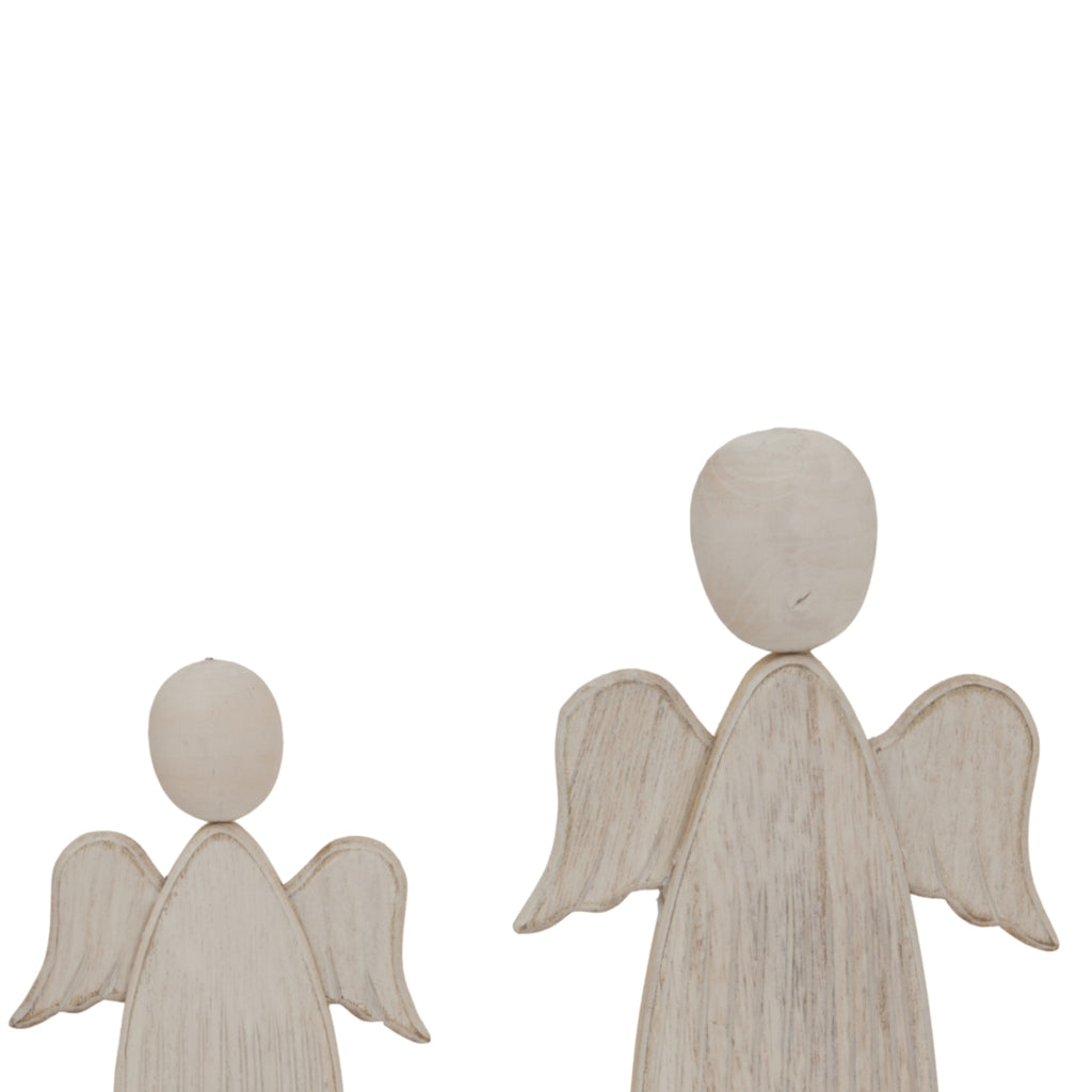 Whitewashed Rustic Angel – alternate view 3
