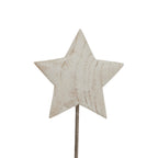 Whitewashed Rustic Star On Stand – alternate view 2