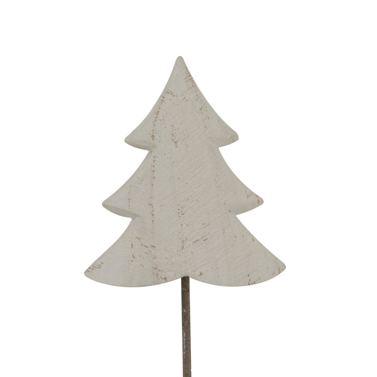 Whitewashed Rustic Tree On Stand – alternate view 3