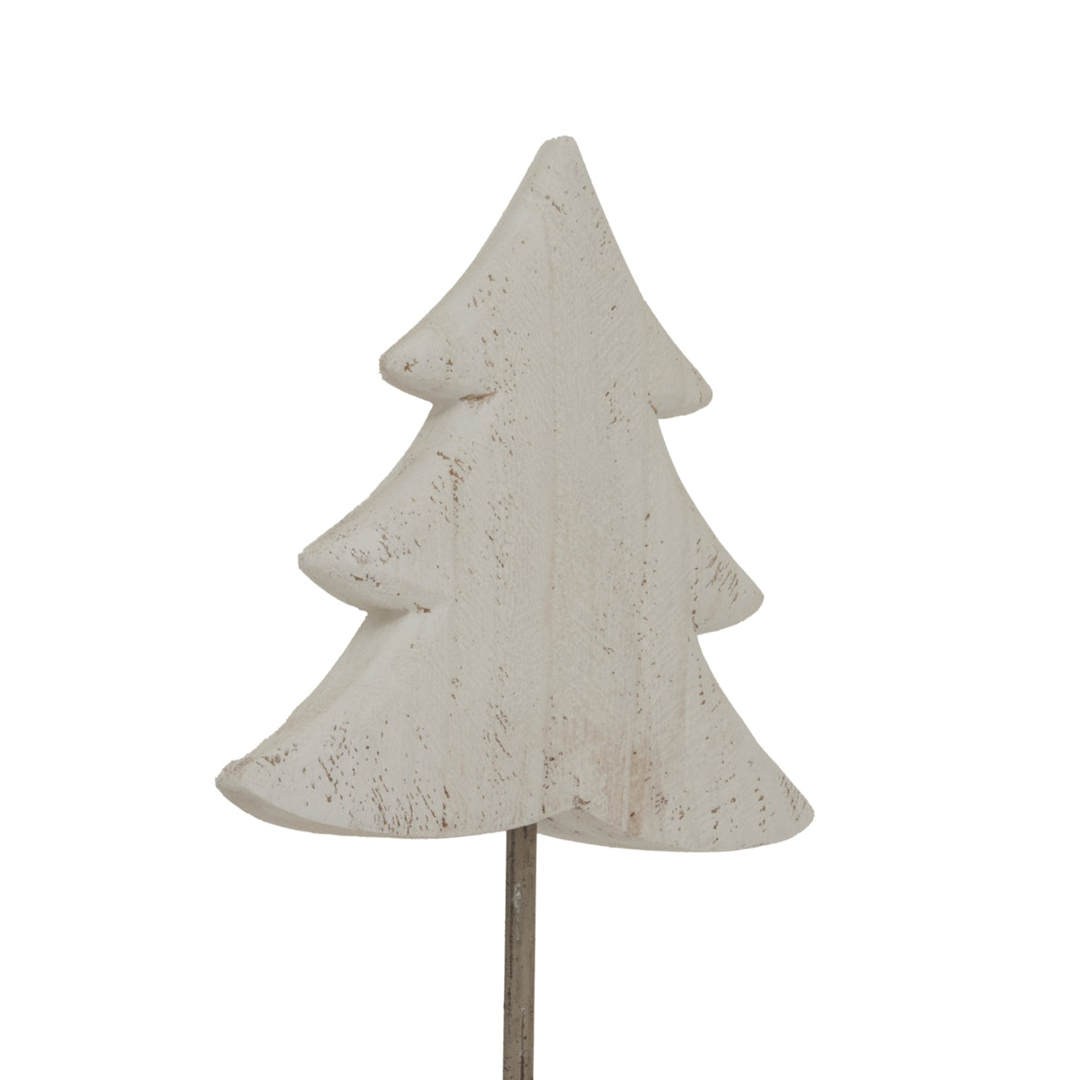 Large Whitewashed Rustic Tree On Stand – alternate view 3