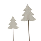 Large Whitewashed Rustic Tree On Stand – alternate view 5