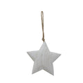 Whitewashed Rustic Hanging Star
