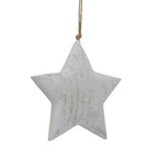 Large Whitewashed Rustic Hanging Star – alternate view 3