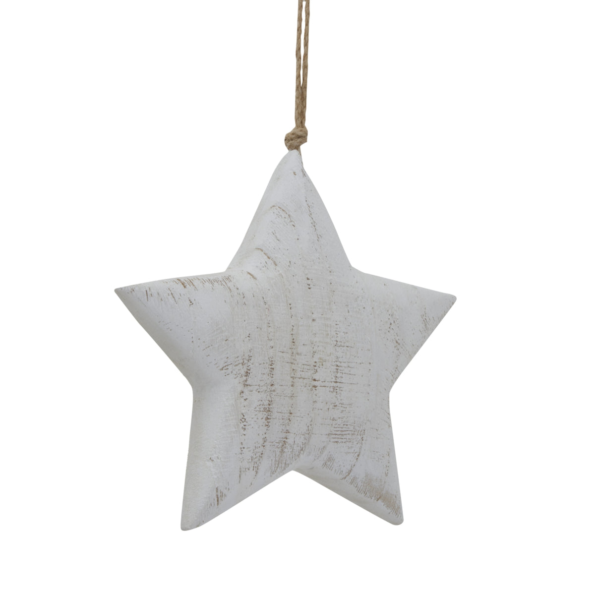 Large Whitewashed Rustic Hanging Star – alternate view 3