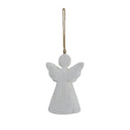 Large Whitewashed Rustic Hanging Angel – alternate view 2