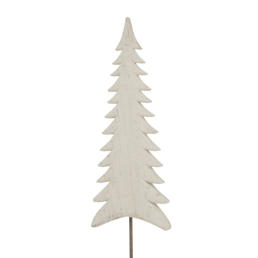 Large Whitewashed Tall Tree On Stand – alternate view 3