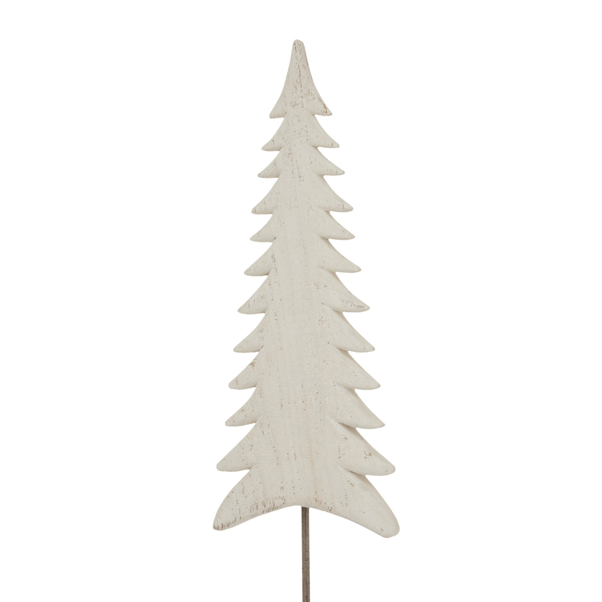 Large Whitewashed Tall Tree On Stand – alternate view 3