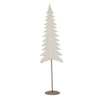 Large Whitewashed Tall Tree On Stand