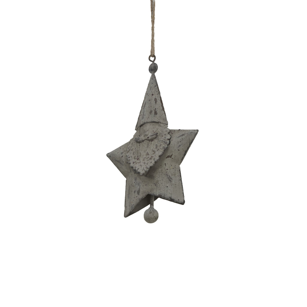 Rustic Hanging Santa Star – alternate view 2