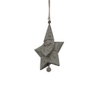 Rustic Hanging Santa Star – alternate view 2