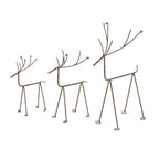 Rustic Metal Reindeer On Stand – alternate view 3