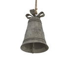Rustic Metal Hanging Bell With Bow – alternate view 2