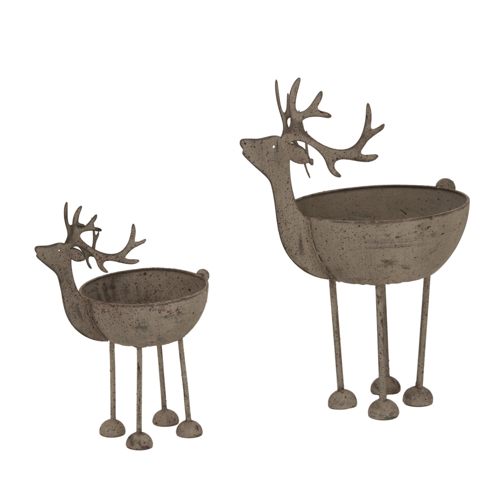 Rustic Metal Reindeer Bowl – alternate view 5