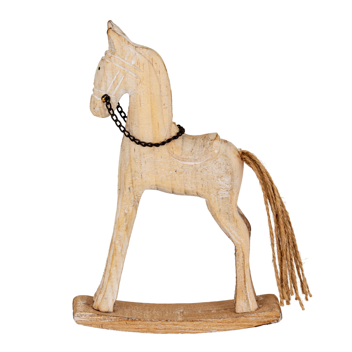 Natural Rustic Rocking Horse – alternate view 2