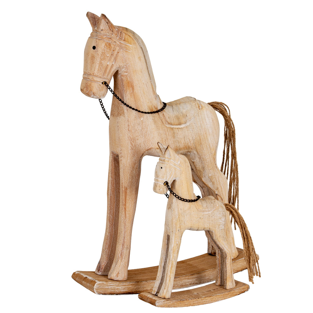Natural Rustic Rocking Horse – alternate view 4