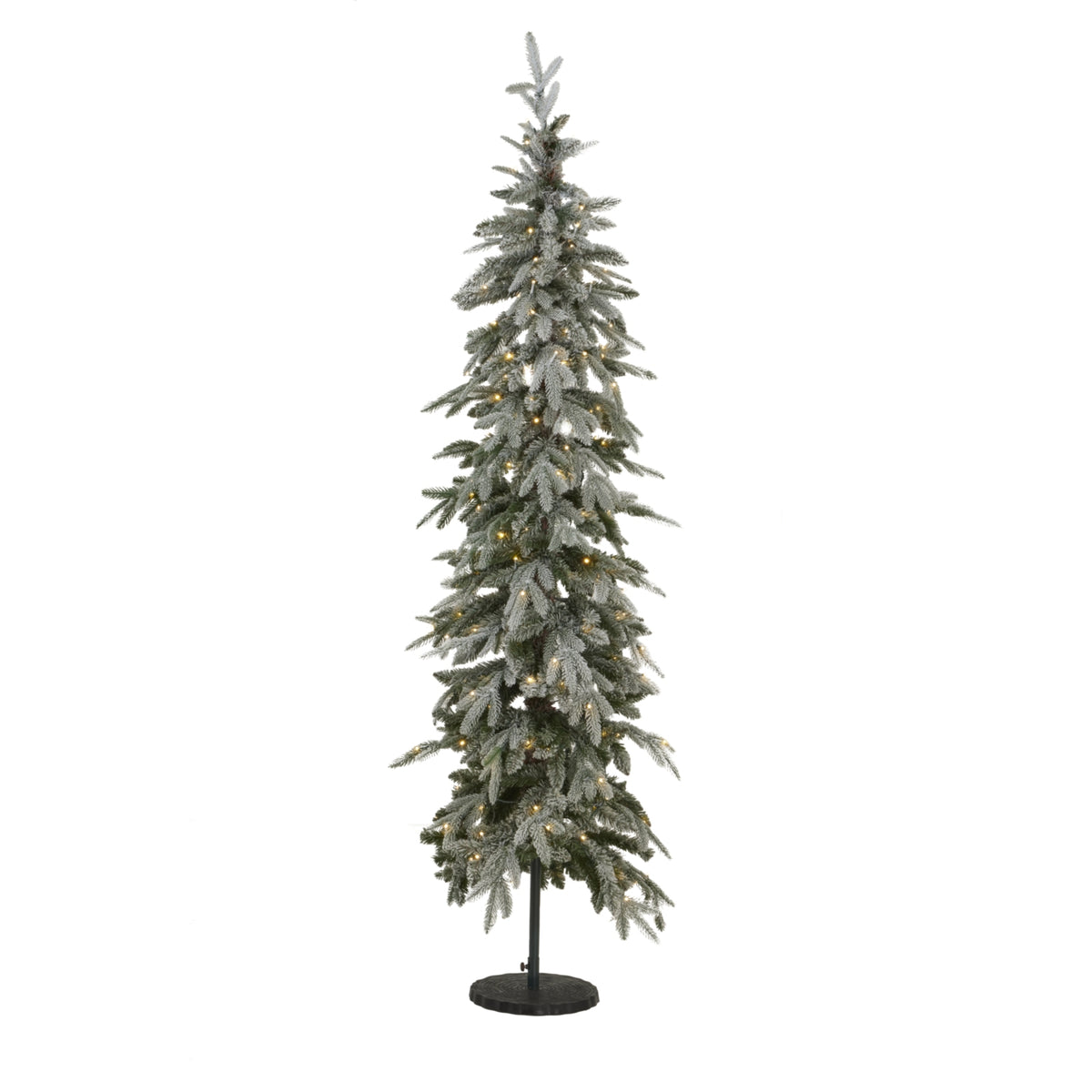Slim Snowy Woodland Pre-Lit 200 Led Christmas Tree – alternate view 2
