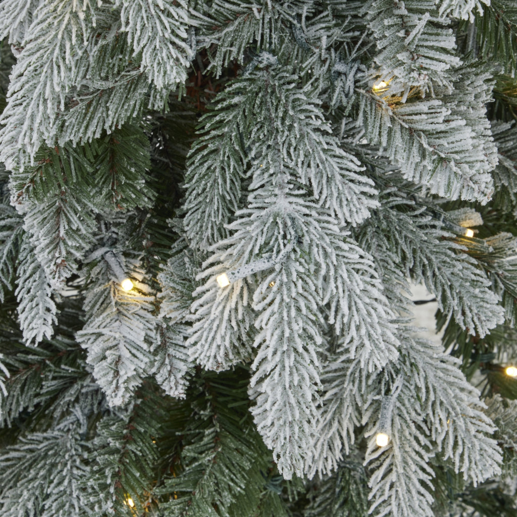 Slim Snowy Woodland Pre-Lit 200 Led Christmas Tree – alternate view 3
