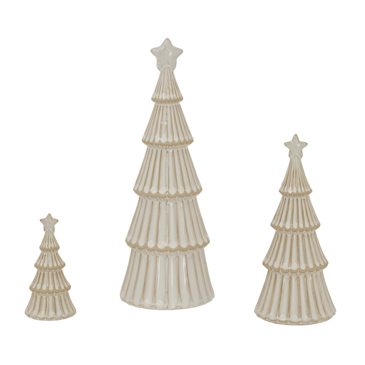 Medium Alora Ceramic Snowy Layered Tree With Star – alternate view 3