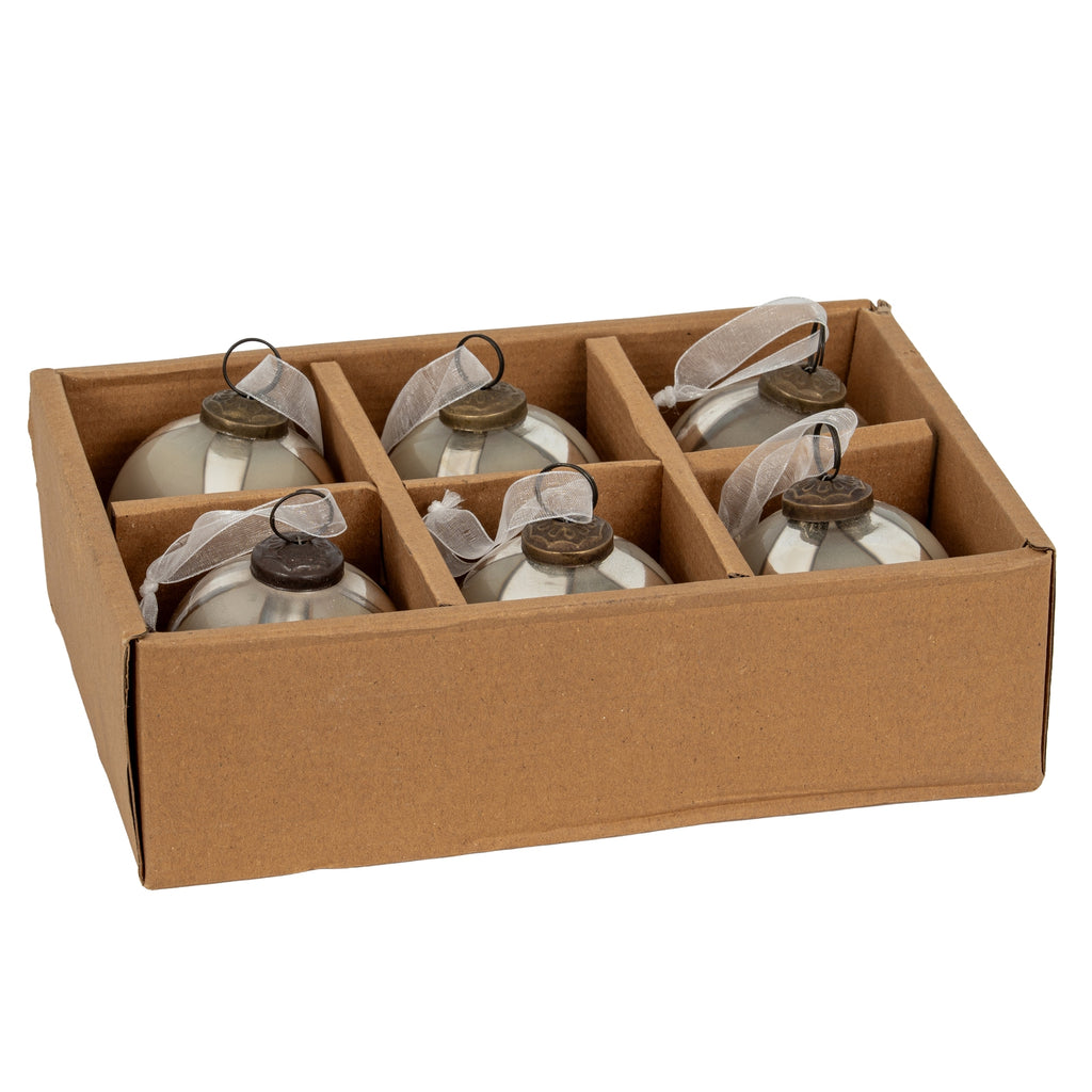 Silver Ombre Set Of 6 Baubles – alternate view 3