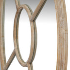 Washed Wood Round Window Mirror – alternate view 2