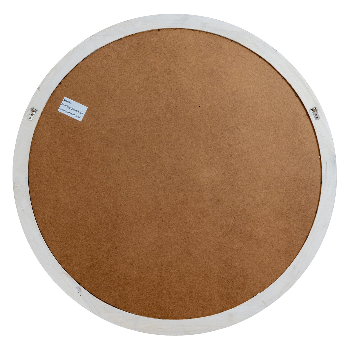 Washed Wood Round Window Mirror – alternate view 4