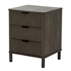 Reed Collection 3 Drawer Bedside Table – alternate view 2