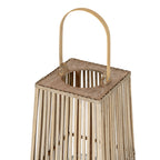 Large Silo Wicker Lantern With Glass Holder – alternate view 4