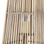 Large Silo Wicker Lantern With Glass Holder – alternate view 5