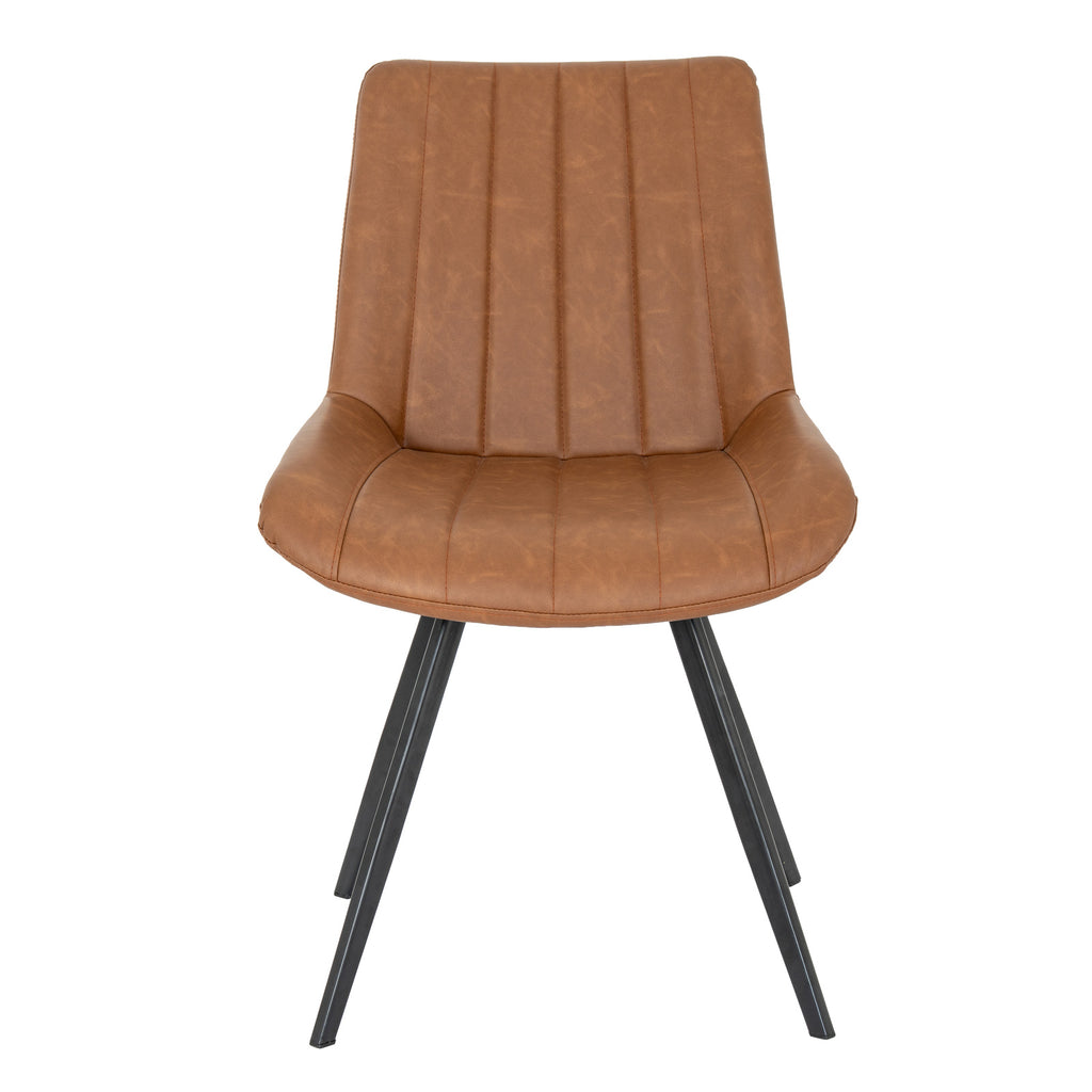 Malmo Tan Swivel Dining Chair – alternate view 3