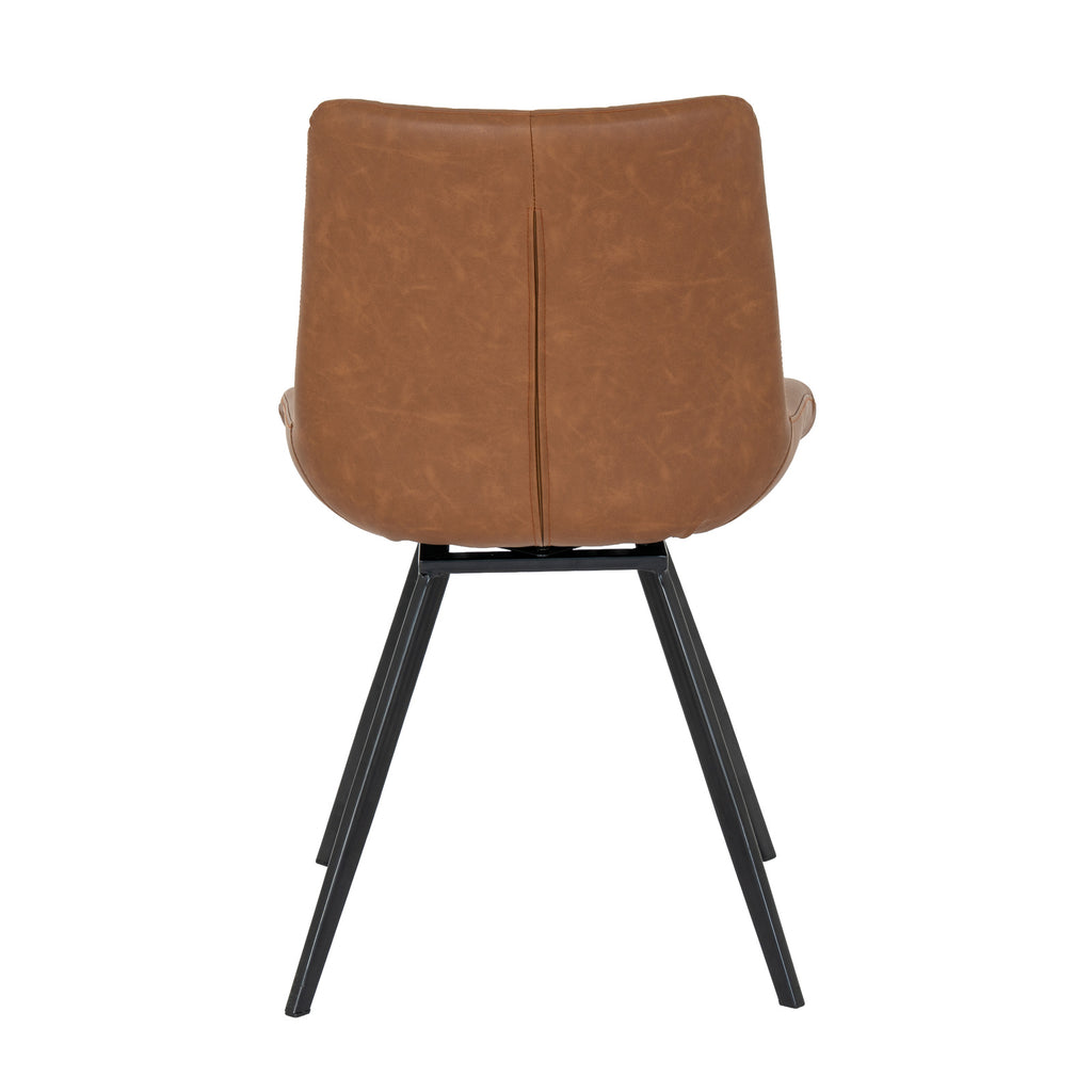 Malmo Tan Swivel Dining Chair – alternate view 4