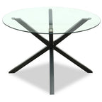 Monza Round Glass Dining Table – alternate view 2