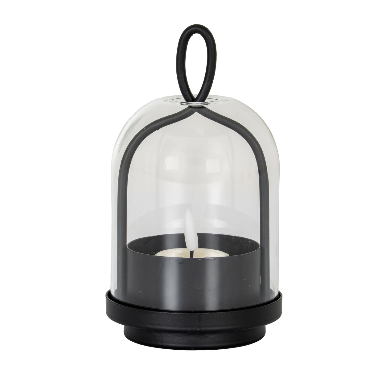 Nyx Large Candle Holder With Glass Cloche – alternate view 2