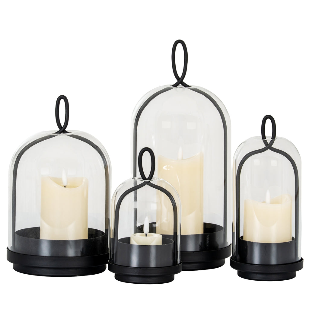 Nyx Medium Candle Holder With Glass Cloche – alternate view 4