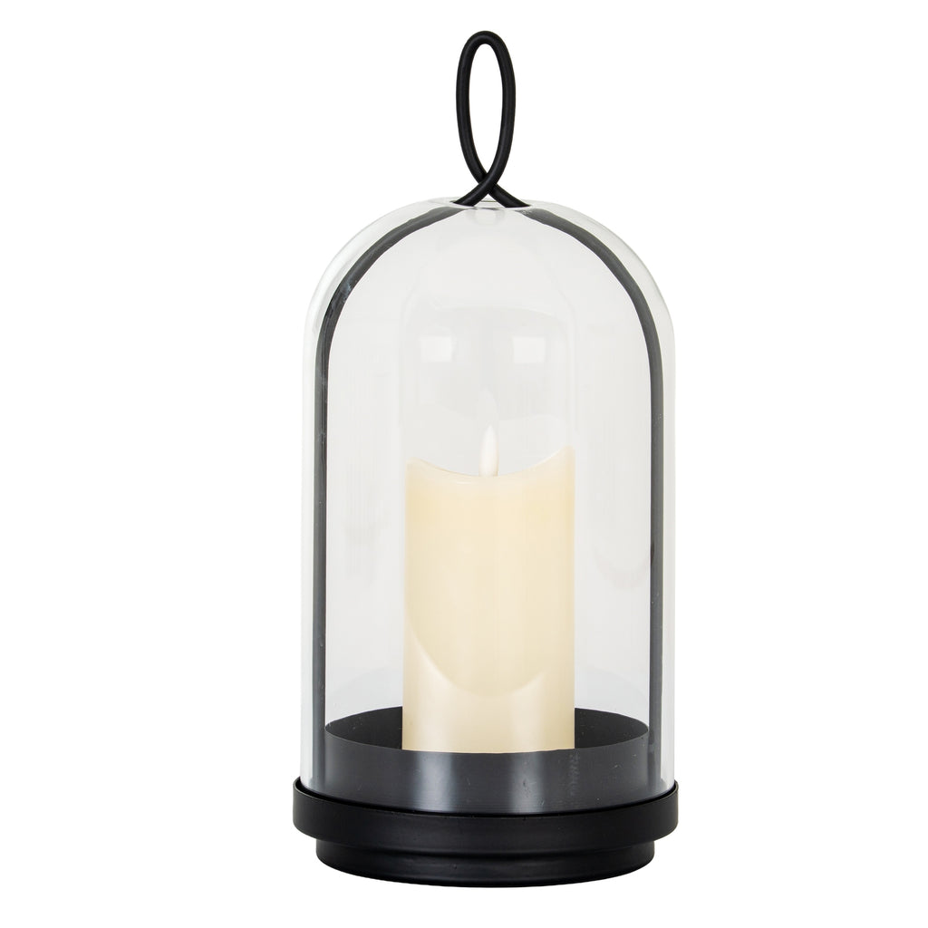 Nysa Large Candle Holder With Glass Cloche – alternate view 2